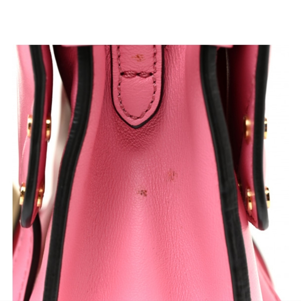 💮 FENDI Vitello Grace Small Flip Tote Pink - Picture 16 of 17